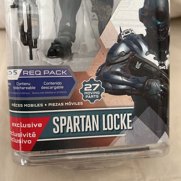 HALO 5 SPARTAN LOCKE EXCLUSIVE COLLECTIBLE FIGURINE•UNOPENED IN ORIGINAL BOX - Picture 3 of 5